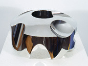 'Bright Ring' 2003 / forged stainless steel © 2011 /