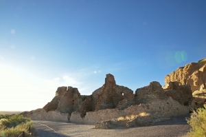 Ruins of the Great House at Pueblo Bonito