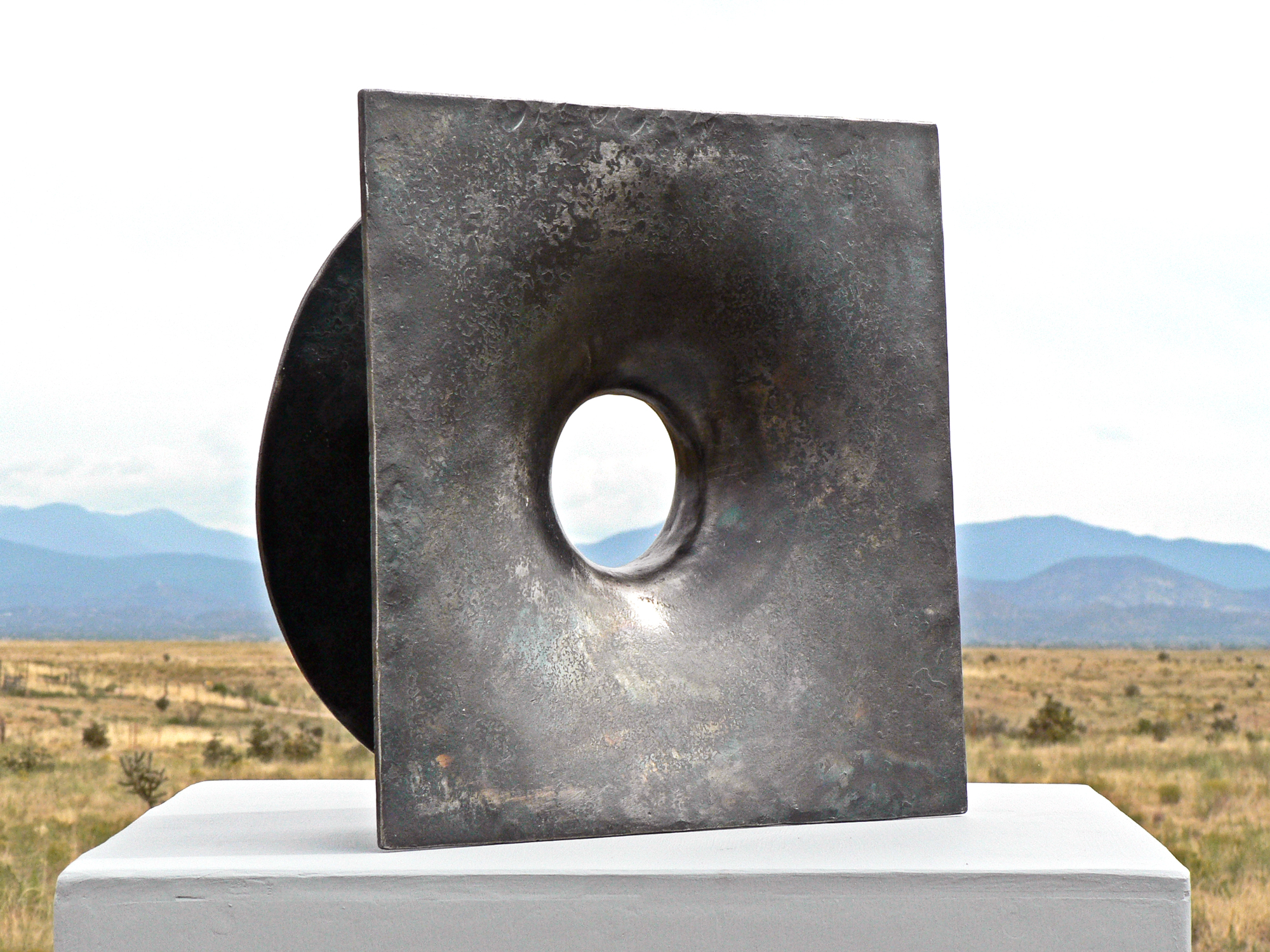 'Forged Ring #2' David Larson / 1999 / steel / 14" x 14" x 5"