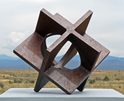 \'Squared Circle\'  1997 / steel        © 2011 / David Larson