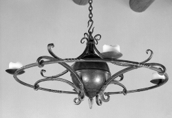Ironwork / Chandelier / Forged Steel / Santa Fe, NM / Las Dos