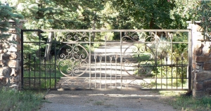 Ironwork / Forged Steel Entry Gate / Tesuque, NM