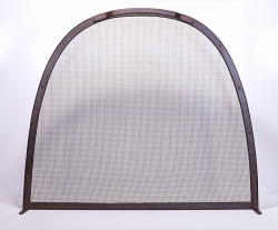 Fireplace Screen / 'Kiva' Design / Forged Steel
