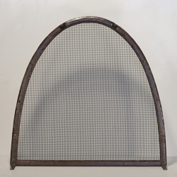 Fireplace Screen / 'Kiva' Design / Forged Steel