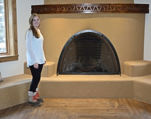 Ironwork / 'Kiva' Fireplace Screen / Forged Steel / Taos, NM / Blake Hotel
