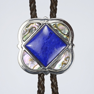 Bola Tie / Silver 925 / Lapis Lazuli / Shell / © David Larson