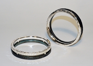 Bangle / Iron / Silver 925 / ©David Larson
