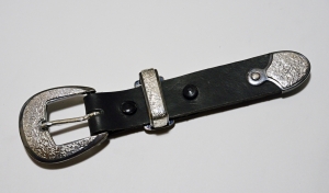 Buckle Set / 3 Piece Ranger Set / Dark Patina & Texture / Silver 925, 935 / ©David Larson