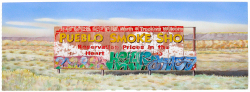 'Pueblo Smoke Shop #2' 2008 / watercolor / ©David Larson
