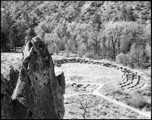 Tyuonyi Ruins from Cliff Trail