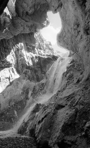 In Travertine Canyon