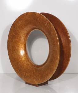 'Rings & Runes' David Larson / 2003 / cast bronze / 16" x 16" x 5"